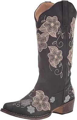 ROPER Women's Riley Flowers Western Boot