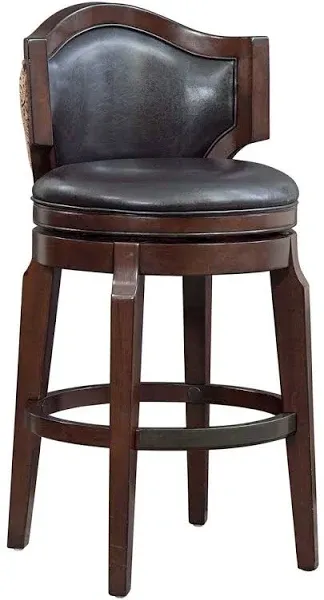 Steve Silver Jasper 30" Bar Stool in Dark Brown