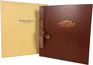 Photo Album 4x6 500 Pockets Photos, Holds 500 Horizontal and Vertical Photos Extra Large Capacity Family Wedding Vacation Picture Albums