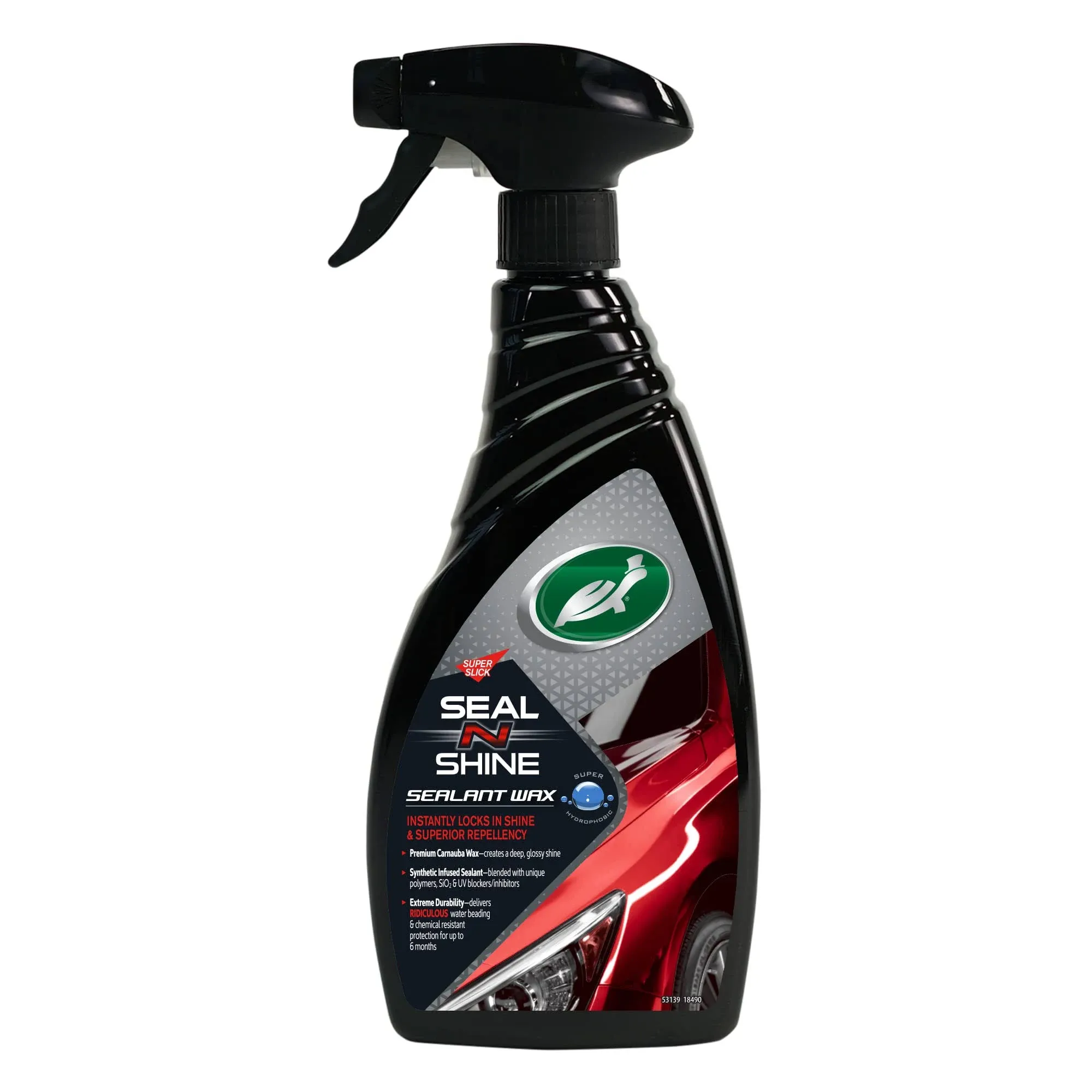 Turtle Wax 53139 Hybrid Sealant Spray Wax Hydrophobic Fused with Carna