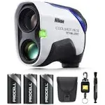 Nikon 6 x 21 Coolshot Laser Rangefinder Nikon Lens Pen Tether Batteries