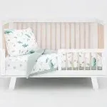 Little Unicorn Cotton Muslin Toddler Bedding 3 Piece Set - Whales