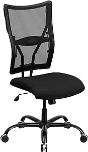 Flash Furniture HERCULES Series Big & Tall 400 lb. Rated Black Mesh Executive Swivel Ergonomic Office Chair