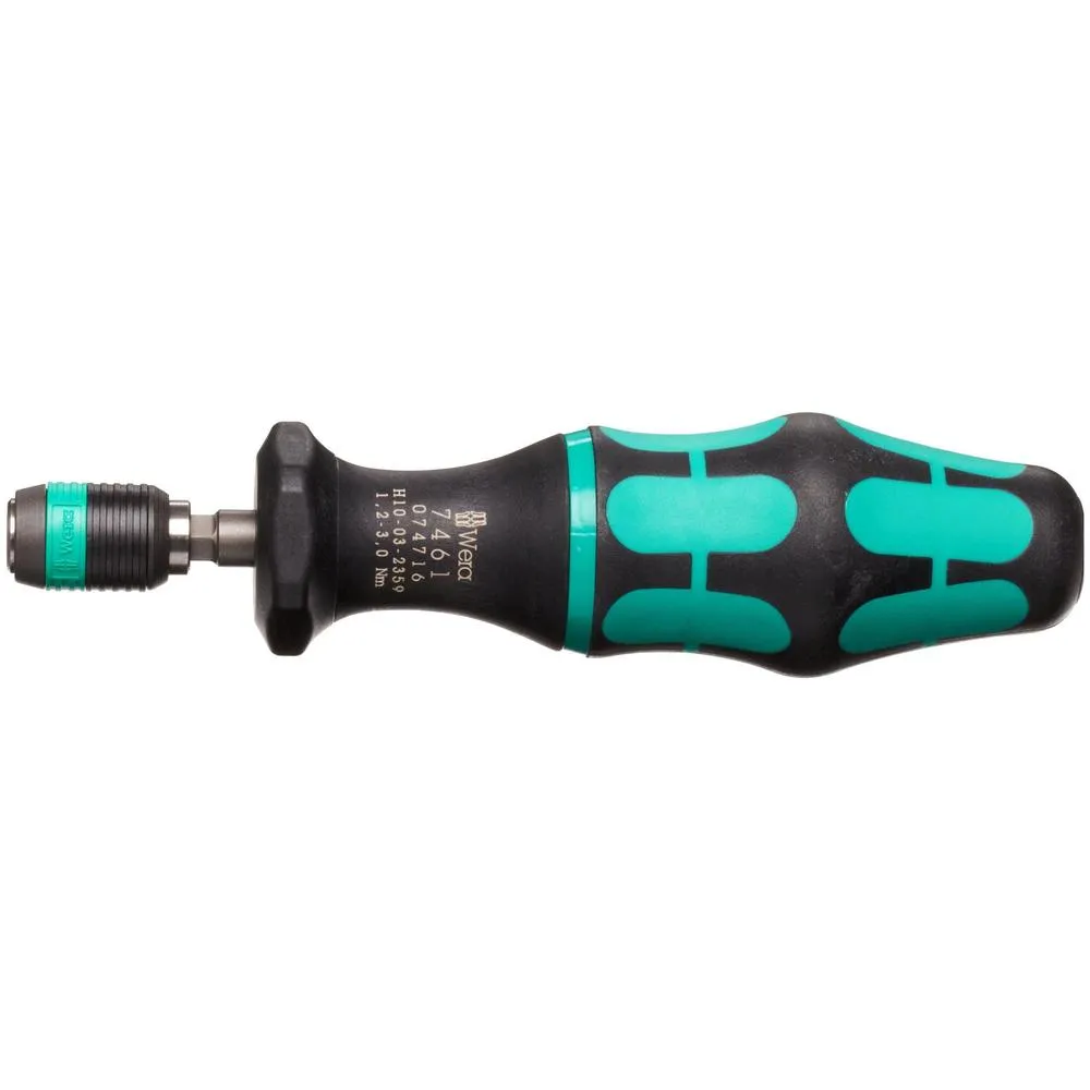 Wera 05074716001 7461 1.2 NM Torque Screwdriver