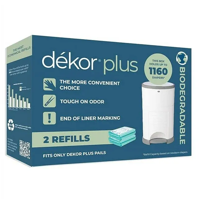 Dekor Plus Diaper Pail Refills Refill