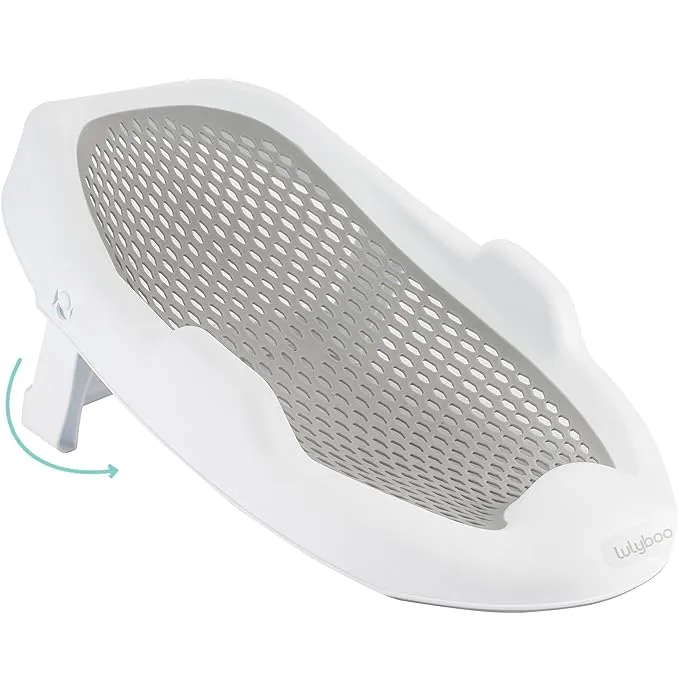 Lulyboo Foldable Baby Bathtub Support - Ideal for Babies Less Than 6 Months Old - Baby Bath Support Tub for Enhanced Safety and Comfort - Infant Bathub Support Fits Easily Into Standard Tubs