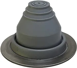 Dektite Gray EPDM Metal Roof Pipe Flashing