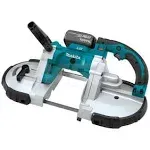 Makita Cordless Portable Bandsaw: 18V, 44-7/8" Blade, 530 SFPM, Round: 4-3/4", Rectangle: 4-3/4 x 4-3/4" MPN:XBP02TX