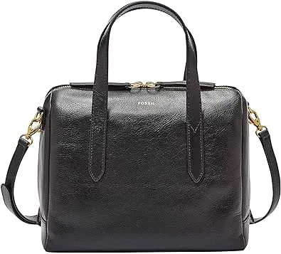 Fossil Bags Black Leather Sydney Satchel