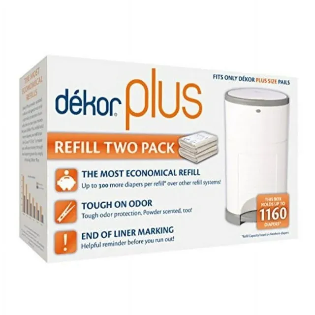 Dekor Plus Diaper Pail Refills Refill