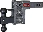 Gen-Y Hitch Mega-Duty 2" Shank 5" Drop 2K tw 16K Hitch with Dual-Ball & Pintle Lock