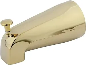 Kingston Brass K188A2 5" Tub Spout with Diverter, Polished Brass