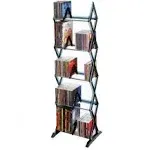 Atlantic Mitsu 5-Tier Portable Media Storage Rack – Protects &amp; Smoke 