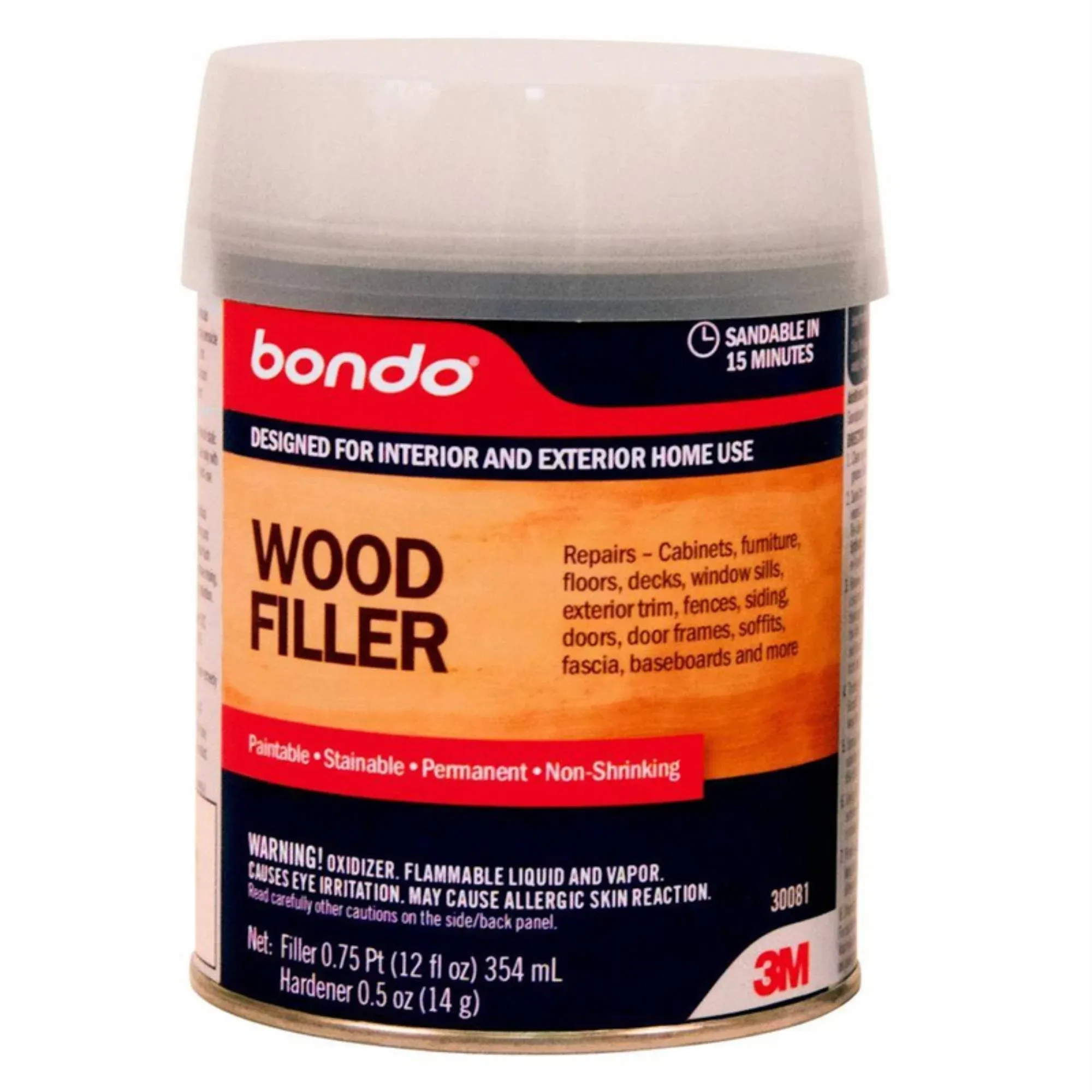 Bondo 12 oz Wood Filler