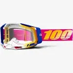 100% Racecraft 2 Goggles Mission Mirror Pink Lens