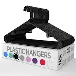 Utopia Home Plastic Hangers 20 Pack - Skirt Hangers  Assorted Colors , Sizes 