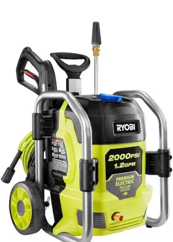 Ryobi Ry142022vnm 2000 PSI Electric Pressure Washer