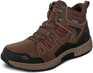 Orthofeet Men's Orthopedic Leather Ridgewood Waterproof Boots