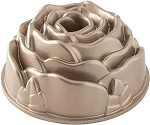 Nordic Ware Rose Bundt, 10 Cup, Toffee