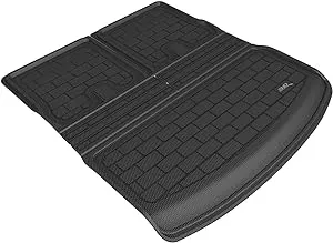 3D MAXpider Custom Fit Kagu Cargo Liner (Black) Compatible with Tesla Model Y 7-Seater 2021-2024 - Cargo Liner