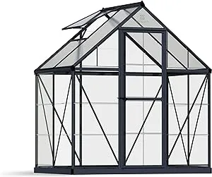 Palram Hybrid 6' x 4' Greenhouse - Gray