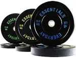 BalanceFrom Color Coded Olympic Bumper Plate Weight Plate