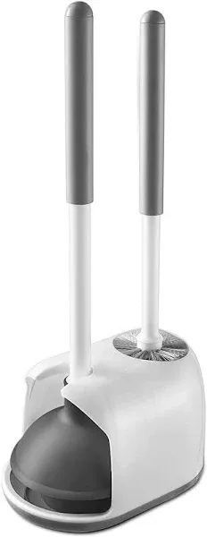 Toilet Plunger and Bowl Brush Combo for Bathroom Cleaning