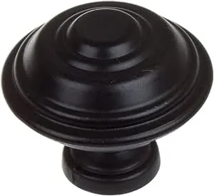 GlideRite 1-1/4 in. Classic Round Cabinet Knobs  Oil Rubbed Bronze  Pack of 10