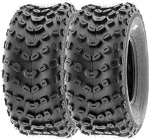 【2】SunF 22x11-10 ATV UTV Tires 22x11x10 Tubeless 6 Ply for 10 Rims - A005