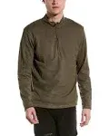 Adidas Men's 3-Stripe 1/4 Zip Golf Pullover Olive L