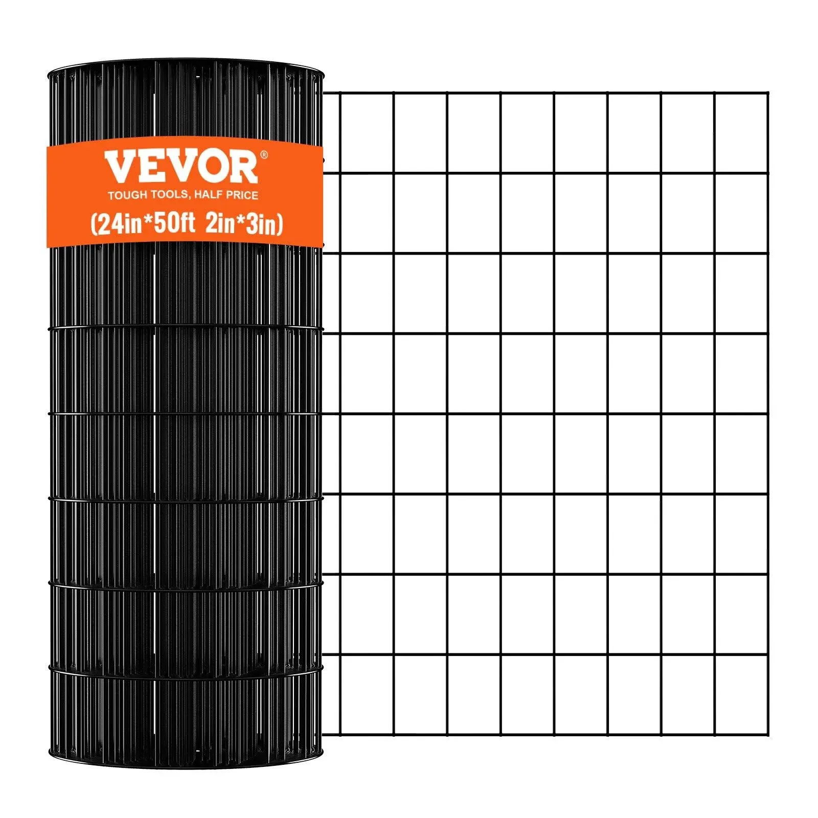 VEVOR Hardware Cloth 24 x 50 Galvanized Wire Mesh Roll 16 Gauge Chicken Wire Fence Roll JSGSWL24IN509K581V0