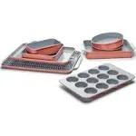 Caraway 11-Piece Nontoxic Ceramic Bakeware Set Sage