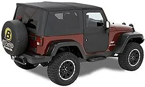 Bestop 2 Piece Black Diamond Doors; Wrangler JK