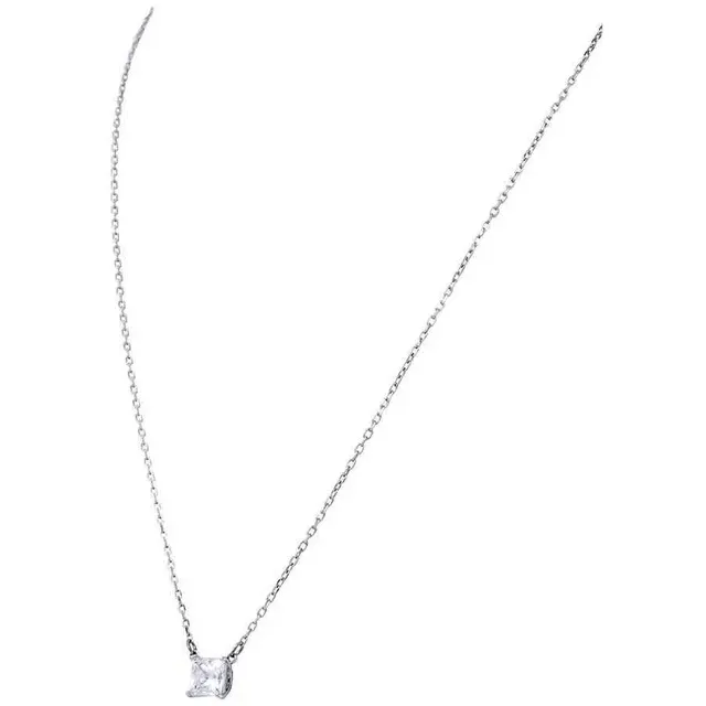 Swarovski Attract Rhodium Plated Necklace