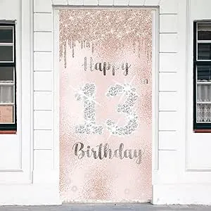 Joyiou Happy 13th Birthday Decorations for Girls Teen Birthday Party Supplies...