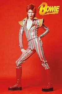 David Bowie Ziggy Stardust Red Poster 24x36 inches