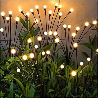 4-Pack Solar Firefly Lights w/40 LEDs