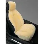 NEW Eurow Genuine Australian Sheepskin Sideless Seat Cover | Champagne