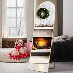 Sweetcrispy Arched Full Length Mirror Full Body Floor Mirror Standing Hanging or Leaning Wall