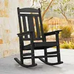 LUE BONA Porch Poly Rocking Chair Outdoor Rocker Chairs Weather Resistant