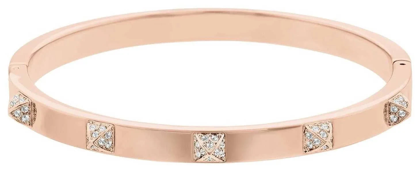 Swarovski Tactic Rose Gold-Plated Bangle