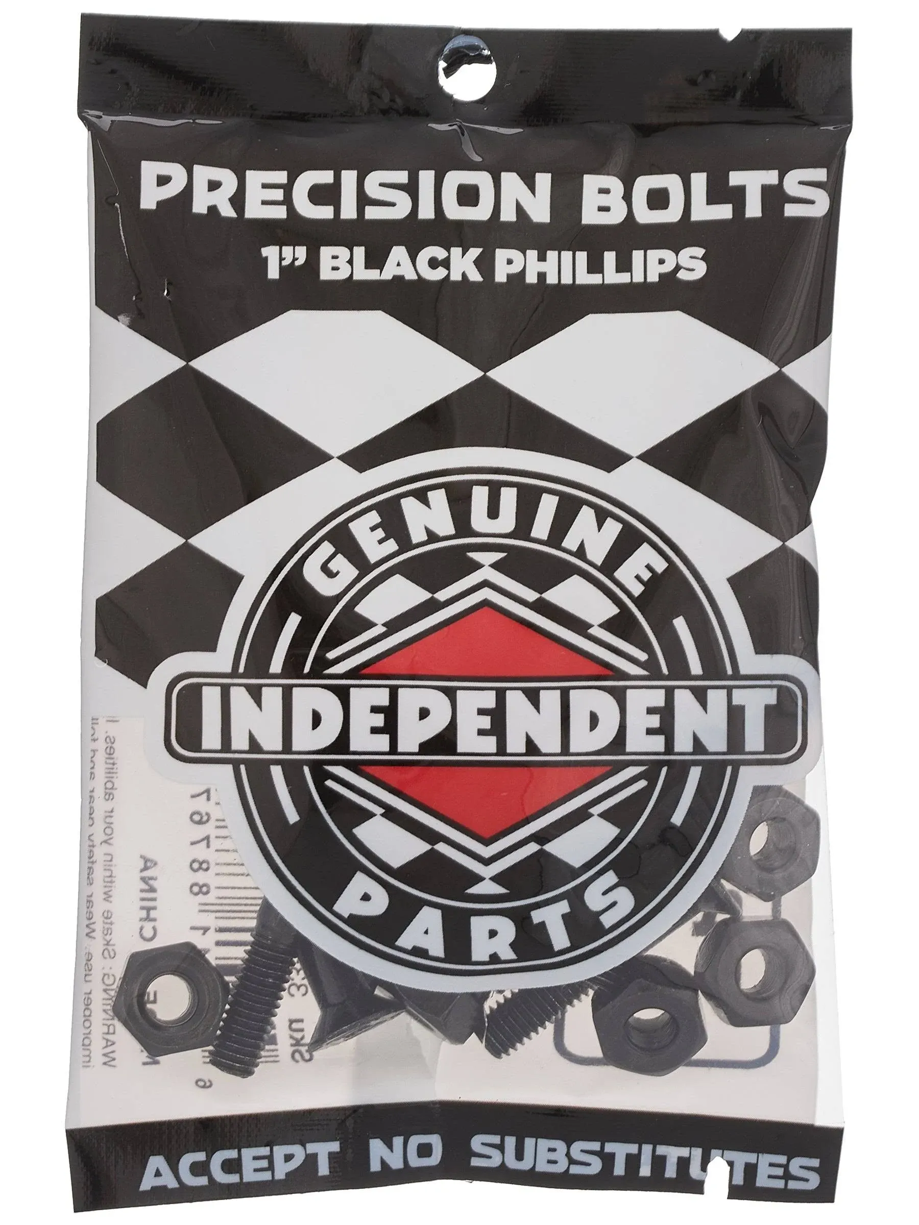 Independent Black Phillips Hardware: 1.25"