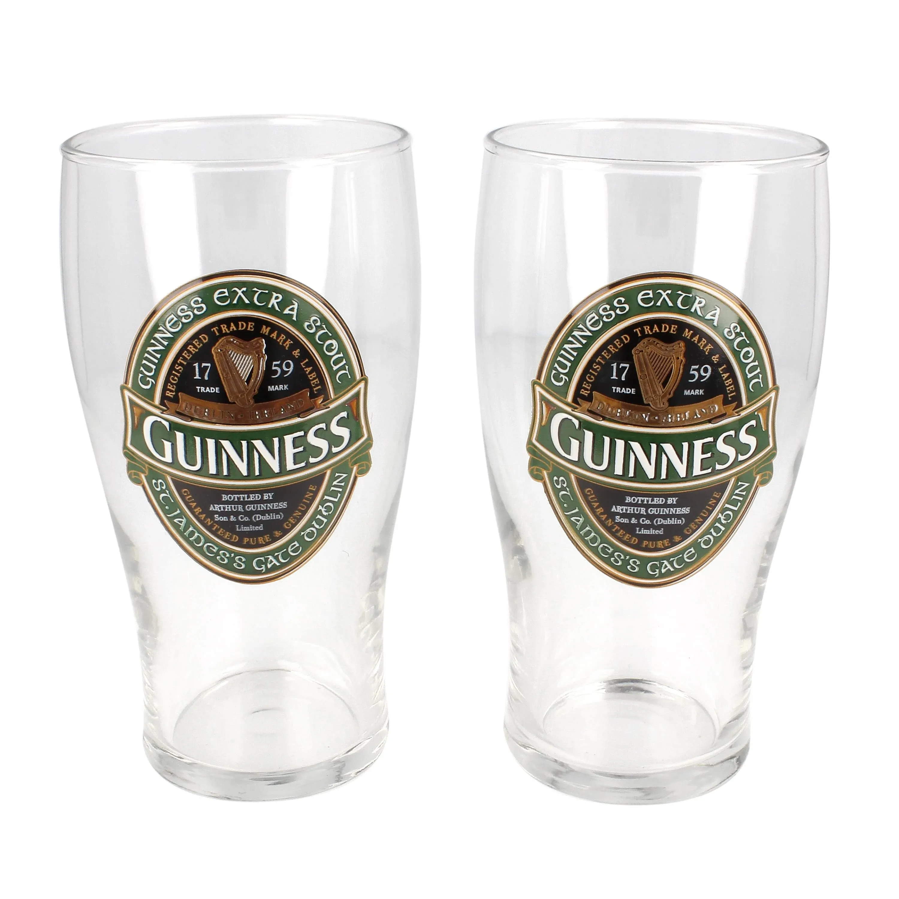 Guinness Ireland Pint Glass 2 Pack