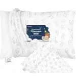 KeaBabies Printed Toddler Pillowcase 13X18" ABC Land