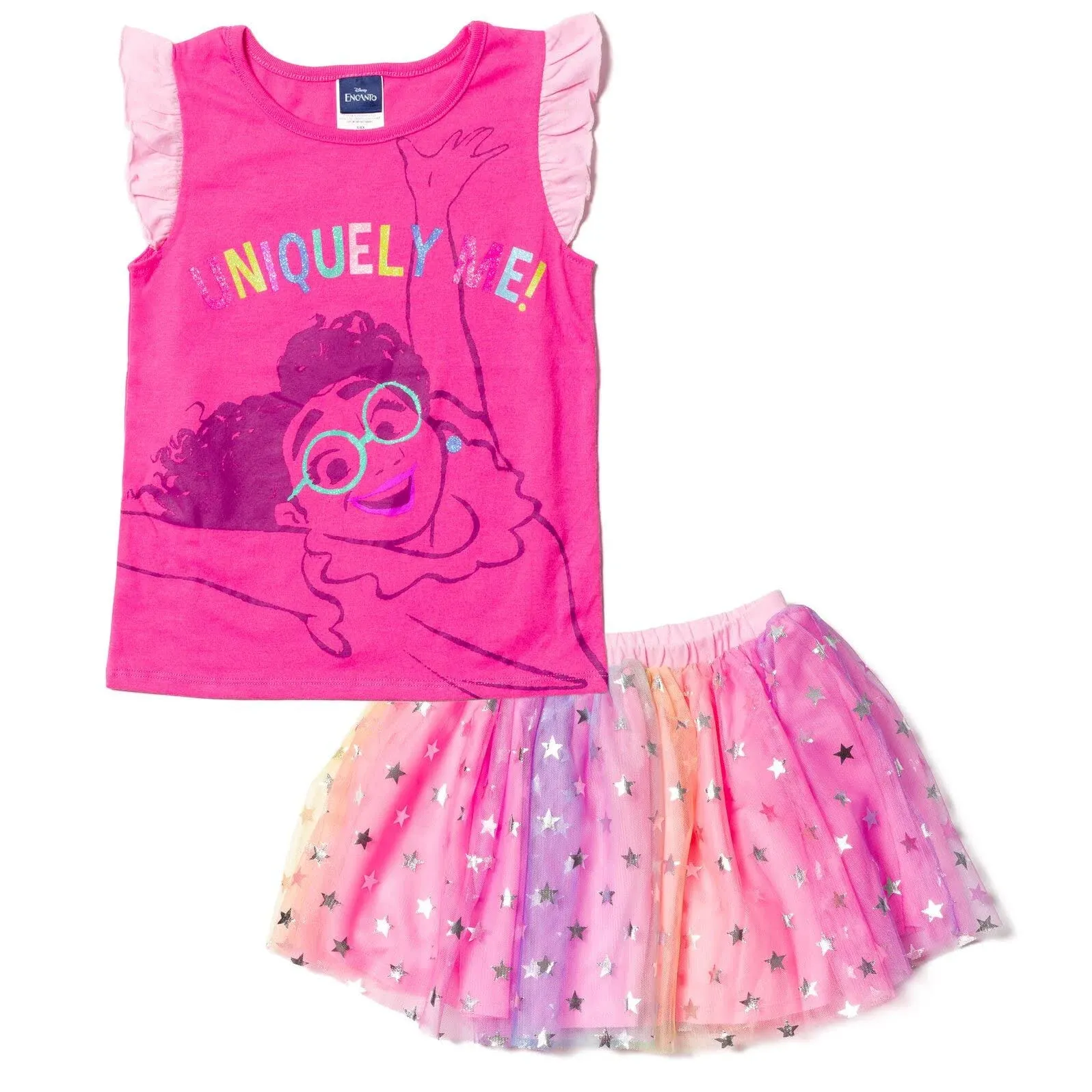 Disney Encanto Mirabel Girls Tank Top and Tulle Skirt Toddler to Big Kid