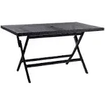 Safavieh Akita Folding Table - Black