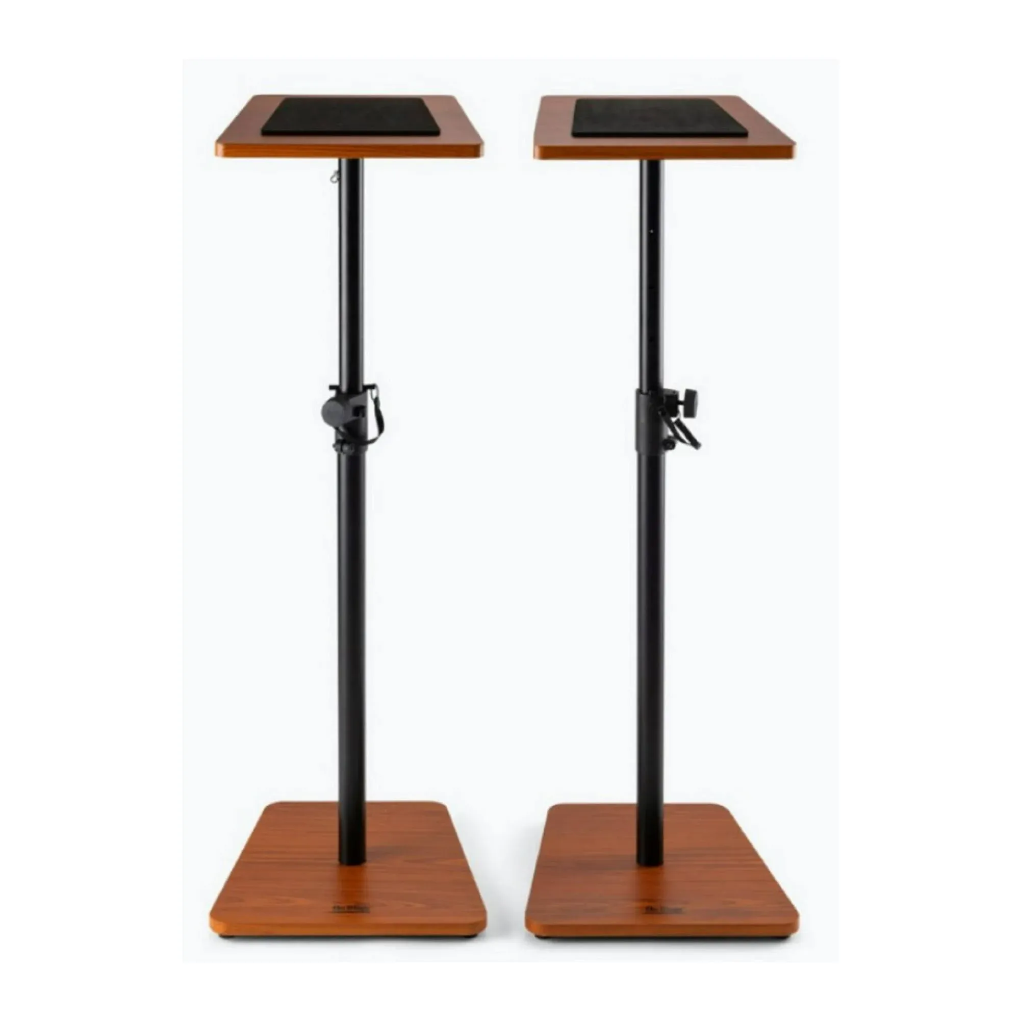 On-Stage Wood Studio Monitor Stands (Rosewood, Pair)