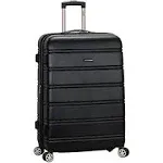 Rockland 28 in. Expandable ABS Dual Wheel Spinner Luggage - Navy