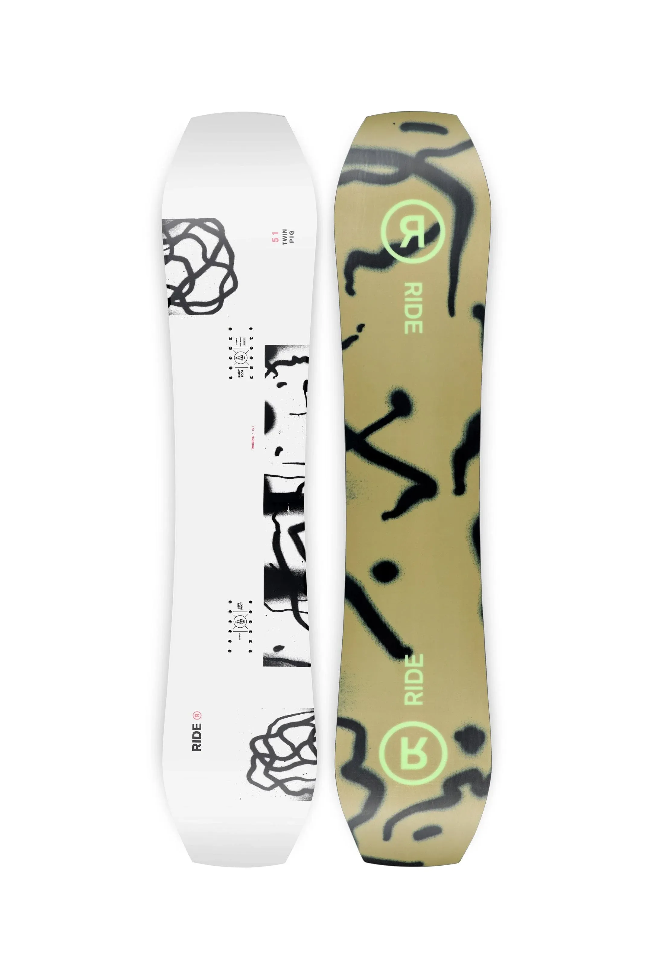 Ride Twinpig Snowboard 2024 142