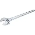 24&#034; Adjustable Tapered Handle Wrench - Carded - AC224VS, Chrome